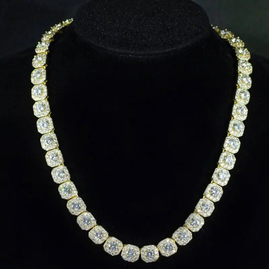 10MM Cluster Tennis Chain