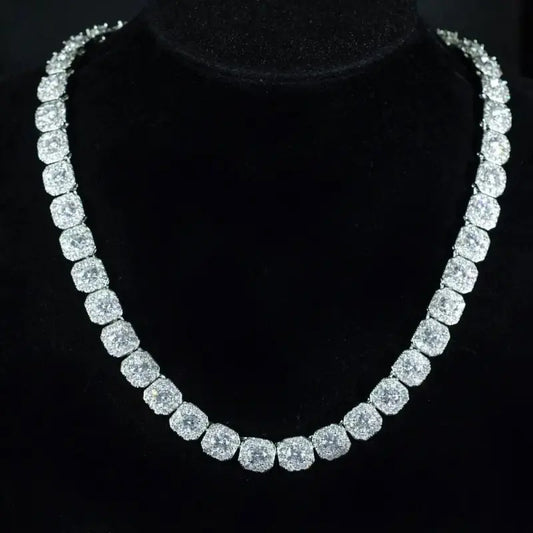 10MM Cluster Tennis Chain