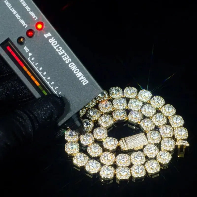 10MM Cluster Tennis Chain