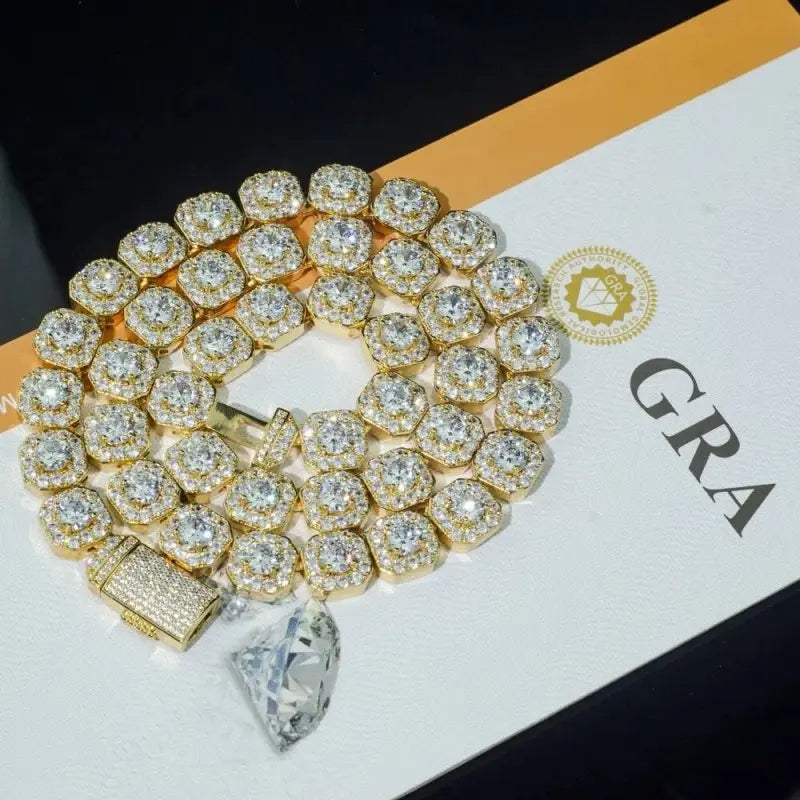 10MM Cluster Tennis Chain